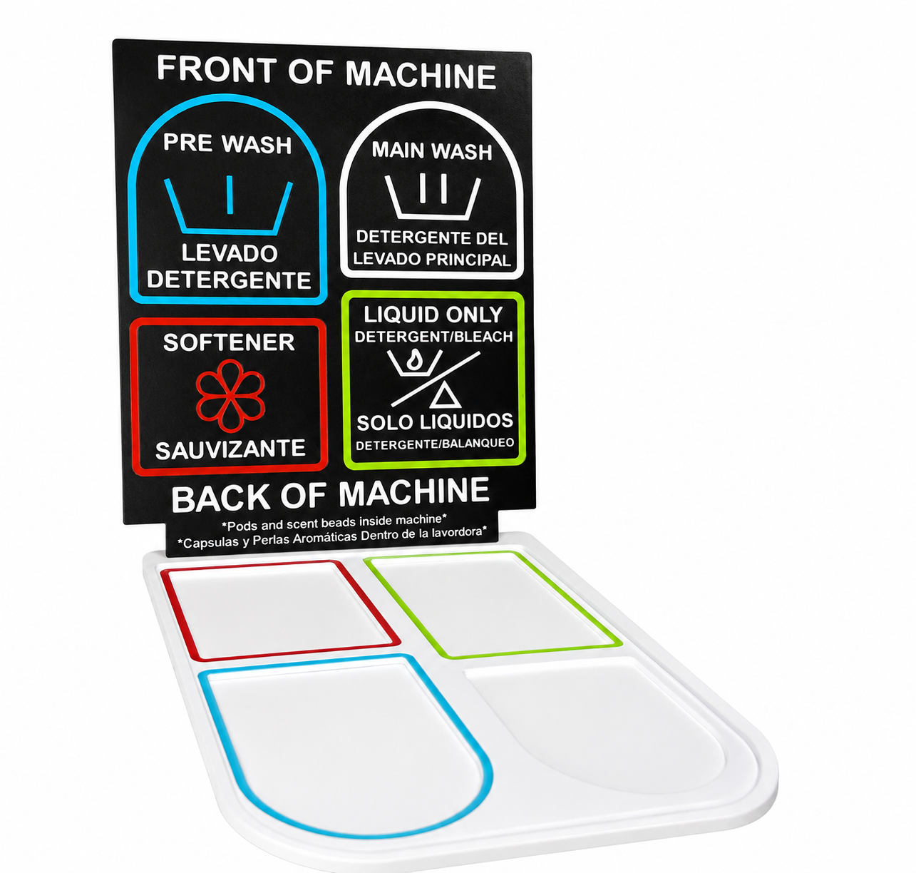 Pro-Wash Detergent Label & Organizer for Huebsch + Speed Queen