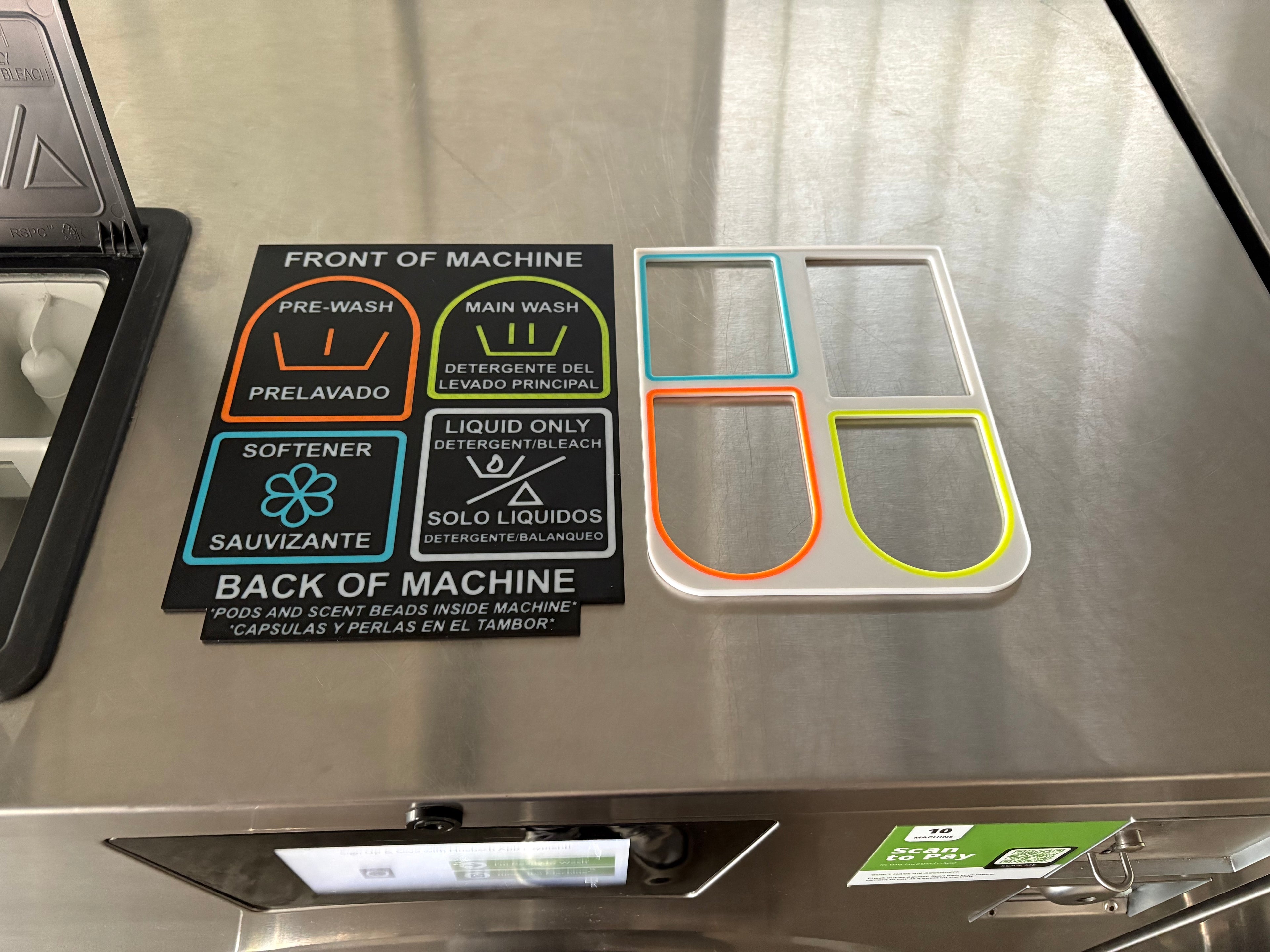 Speed Queen & Huebsch Detergent Label & Organizer