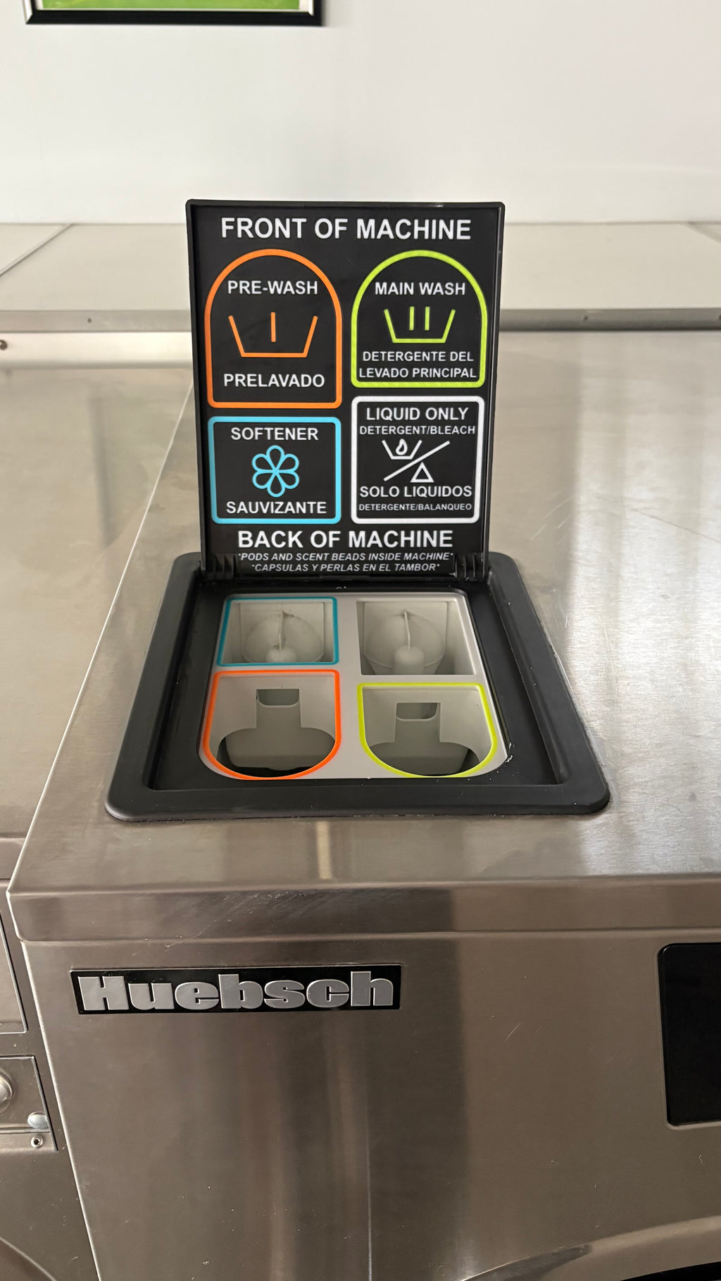 Speed Queen & Huebsch Detergent Label & Organizer