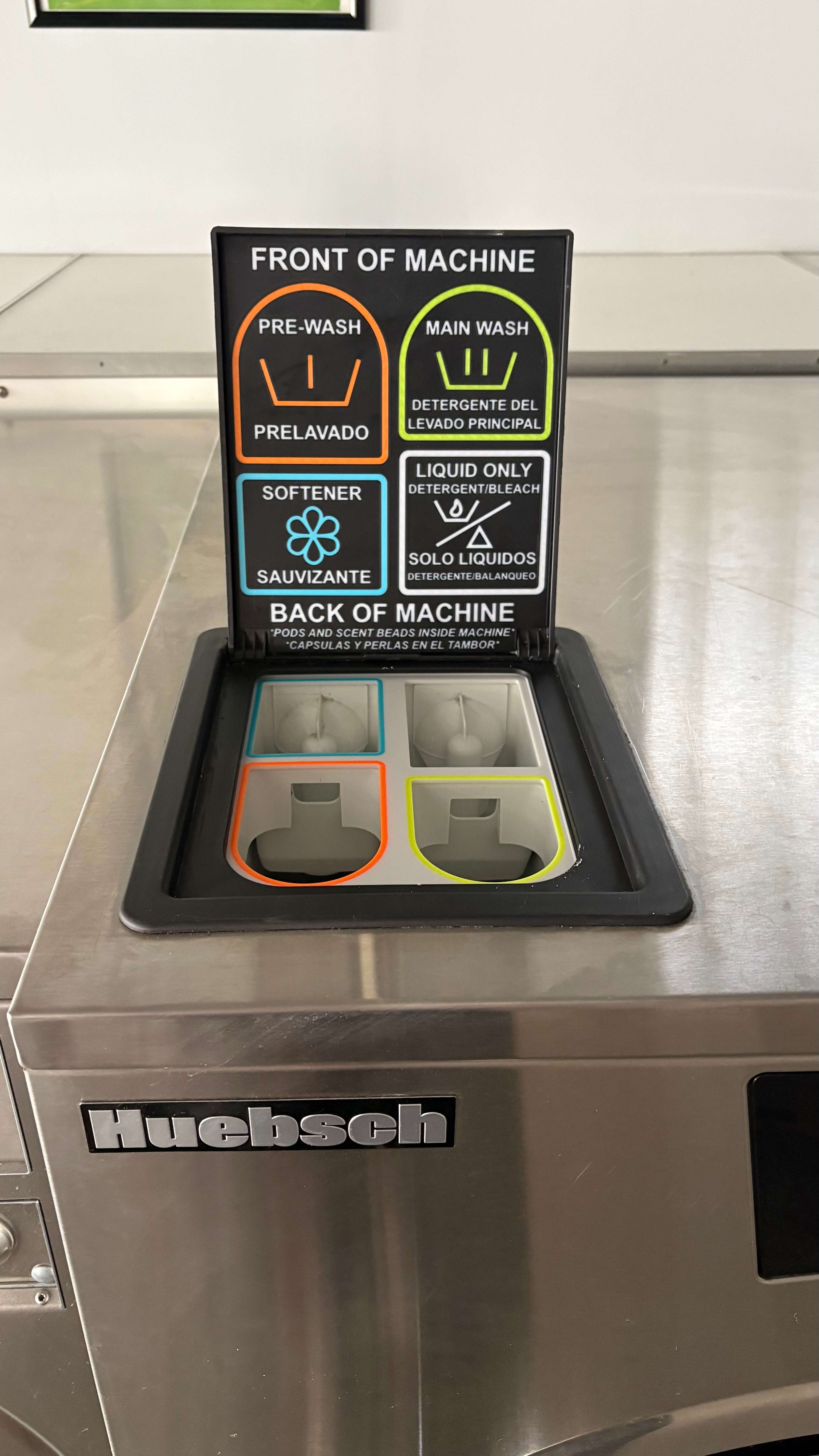 Speed Queen & Huebsch Detergent Label & Organizer