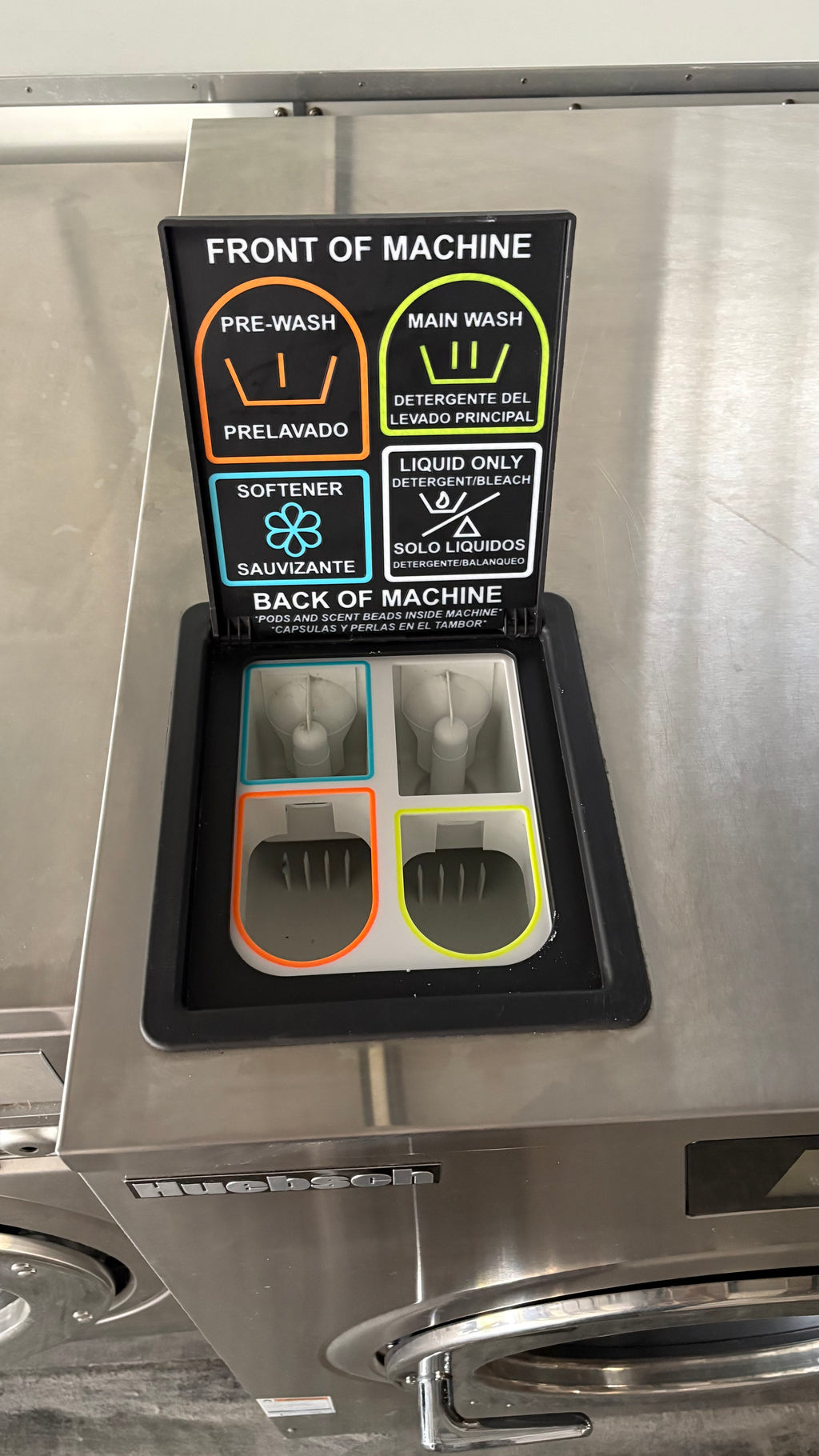 Speed Queen & Huebsch Detergent Label & Organizer